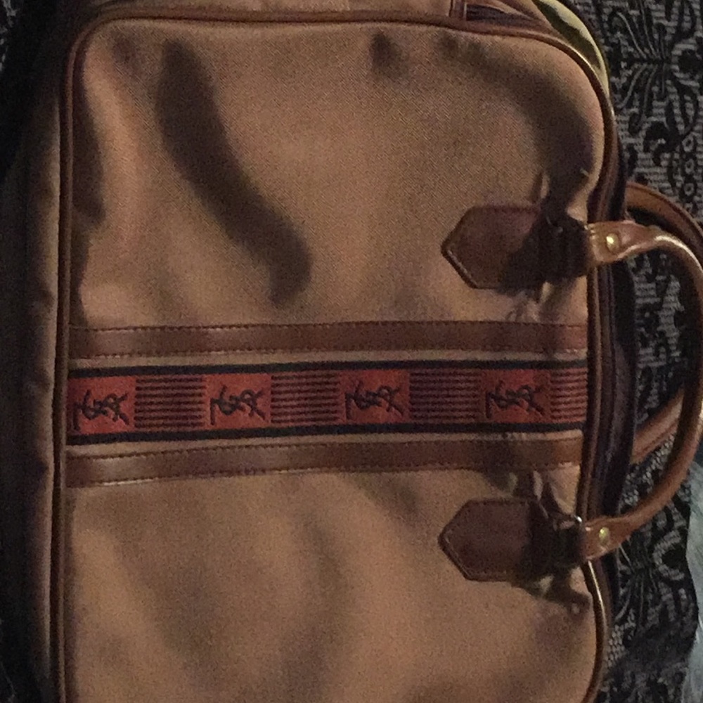 Yuves Saint Laurent Vintage Canvas Travel Bag